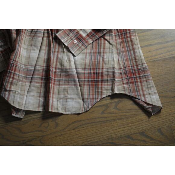 Vintage 1980s Campus Studio One Plaid Shirt - Long Sleeve - Picture 8 of 9